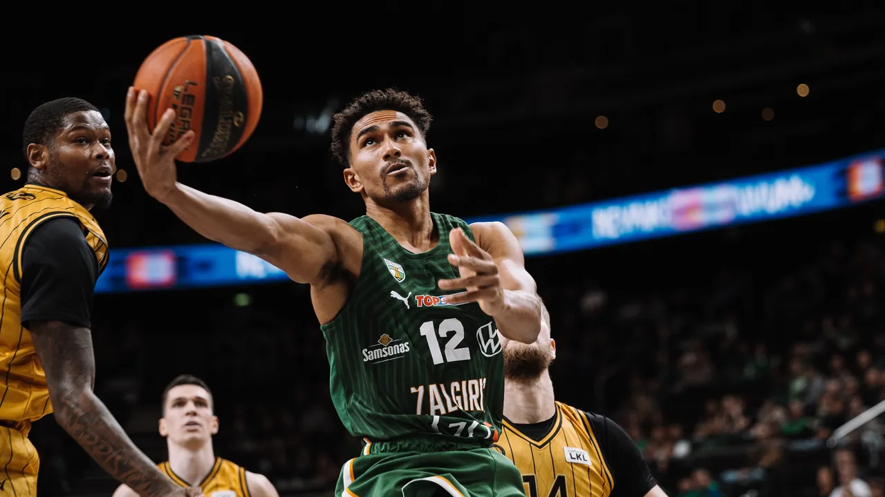 Zalgiris clears Siauliai in the first game at Zalgirio Arena