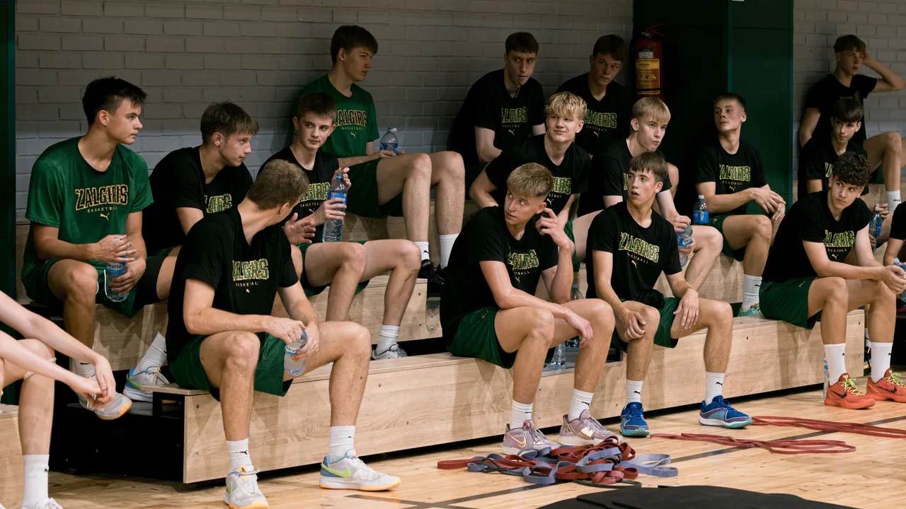 Zalgiris youth with a new head coach start their preparations for the season