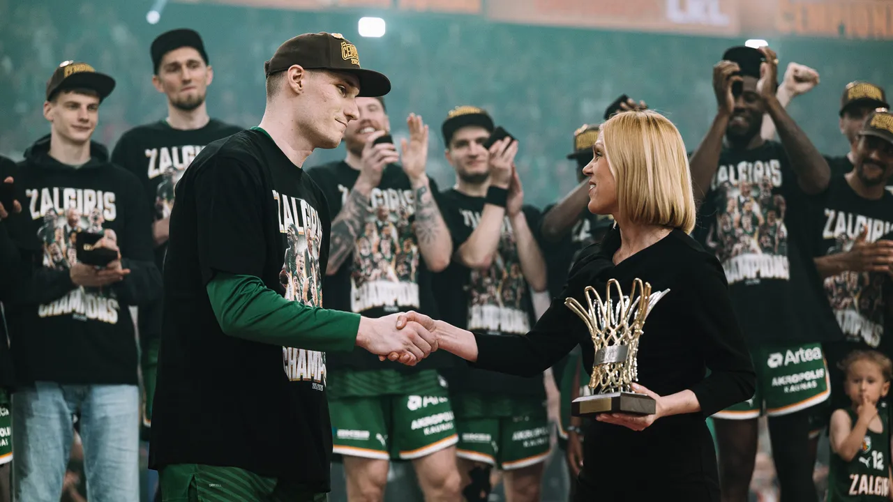 MVP tapęs Ą.Tubelis: „Visą sezoną išlaikėme gerą nuotaiką“