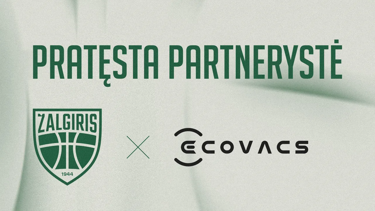 „Žalgiris“ ir „Ecovacs“ pratęsia partnerystę dar vienam sezonui