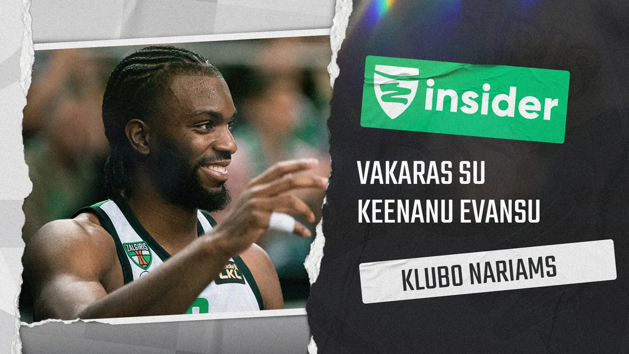 „Žalgiris Insider“ Klubo nariai susitiks su K.Evansu
