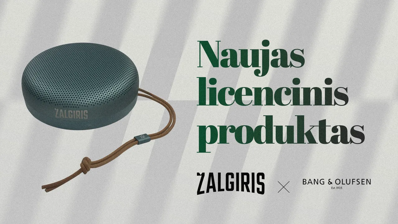 „Bang & Olufsen“ ir Kauno „Žalgiris“ pristato savo partnerystės rezultatą – riboto leidimo kolonėlių seriją