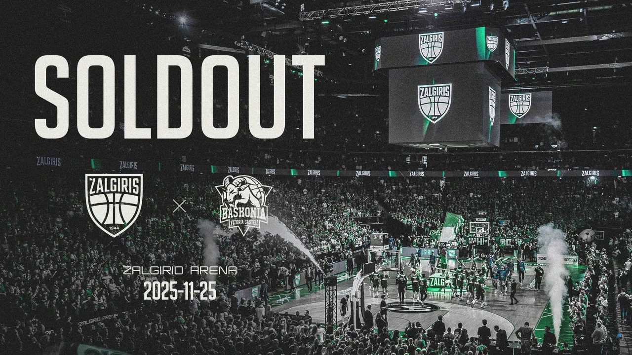 Rungtynėse su „Baskonia“ – pilnutėlė arena ir atributikos naujovės