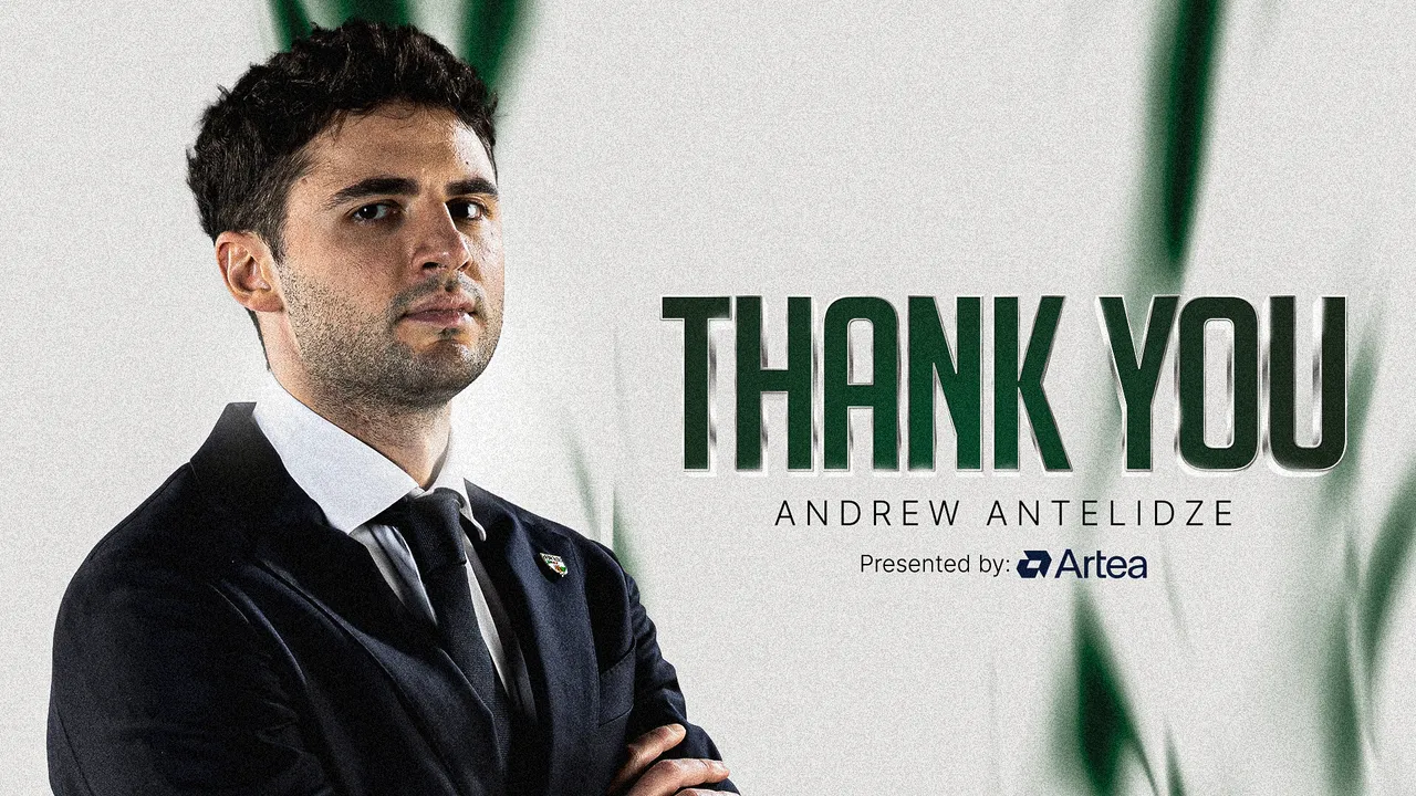 Kauno „Žalgiris“ atsisveikino su Andrew Antelidze