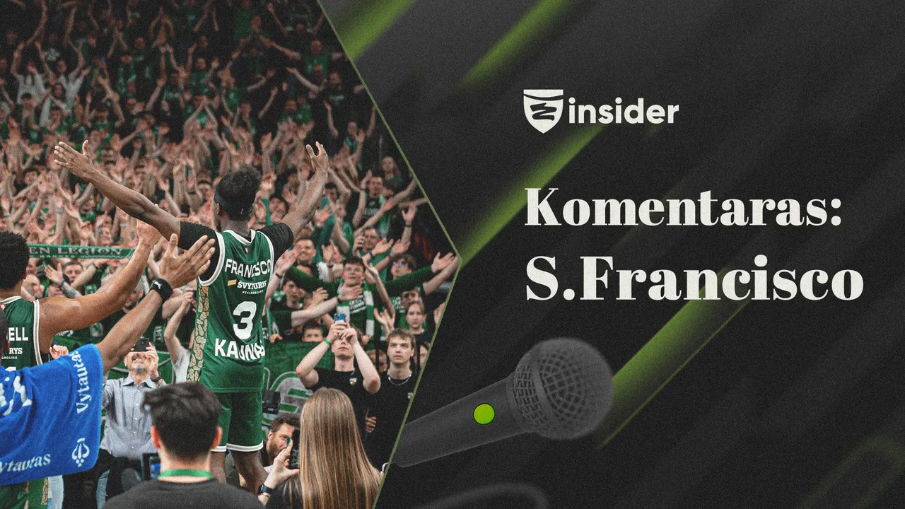Šokiu ant stalo sirgalius sveikinęs S.Francisco: „Noriu su jais keliauti iki viršūnės“