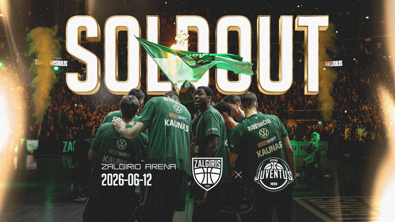Dar vienas „sold out‘as“: žiūrovai plaukia į LKL finalo mačą „Žalgirio“ arenoje