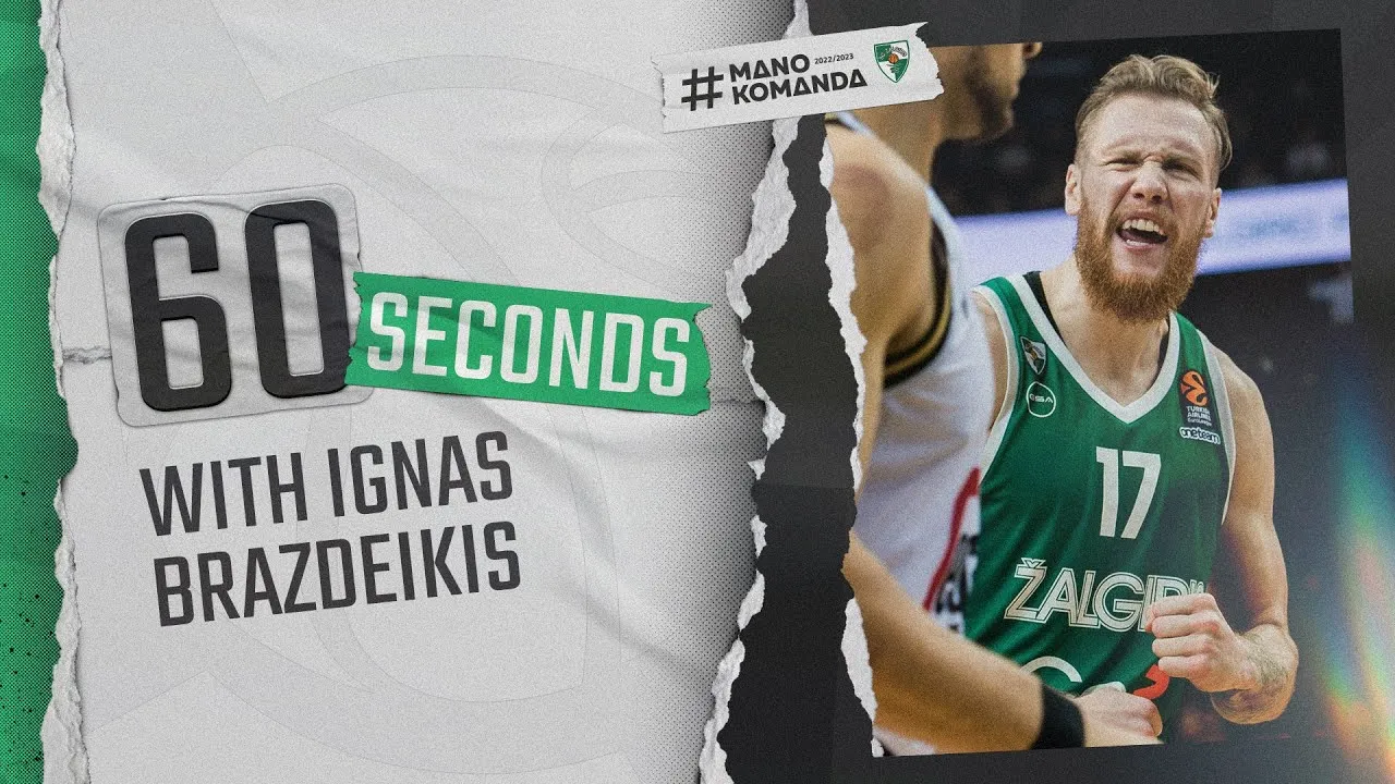 #60SecondsWithZalgiris. I.Brazdeikio meilė Lietuvai, Torontui ir UFC