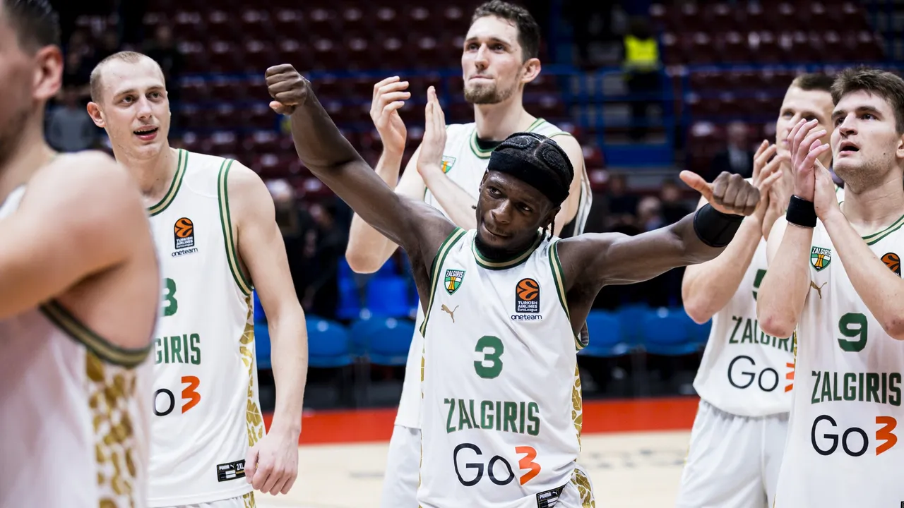 Record comeback: Zalgiris wins in Milan after overturning a 27-point deficit
