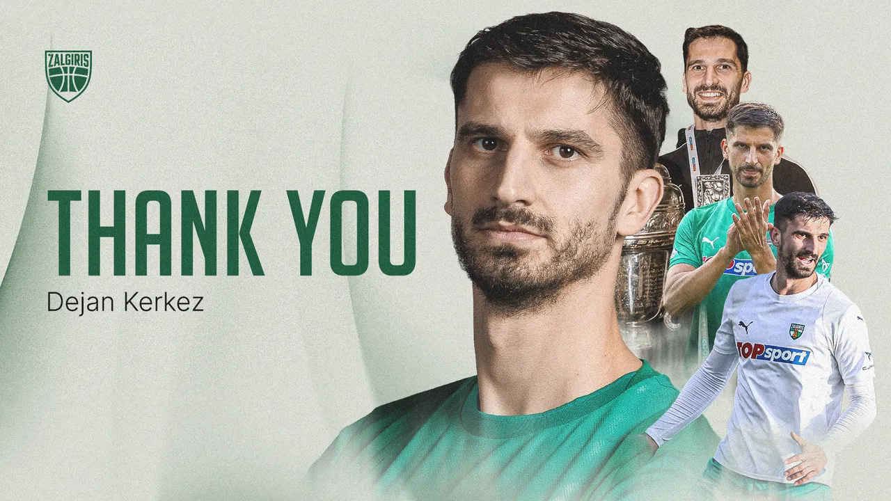 FK „Kauno Žalgiris“ ir D.Kerkezas suka skirtingais keliais