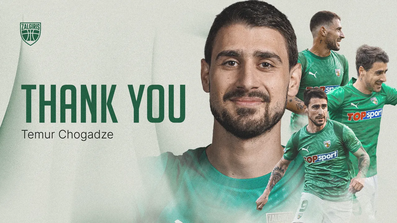 FK „Kauno Žalgiryje“ neberungtyniaus T.Chogadze