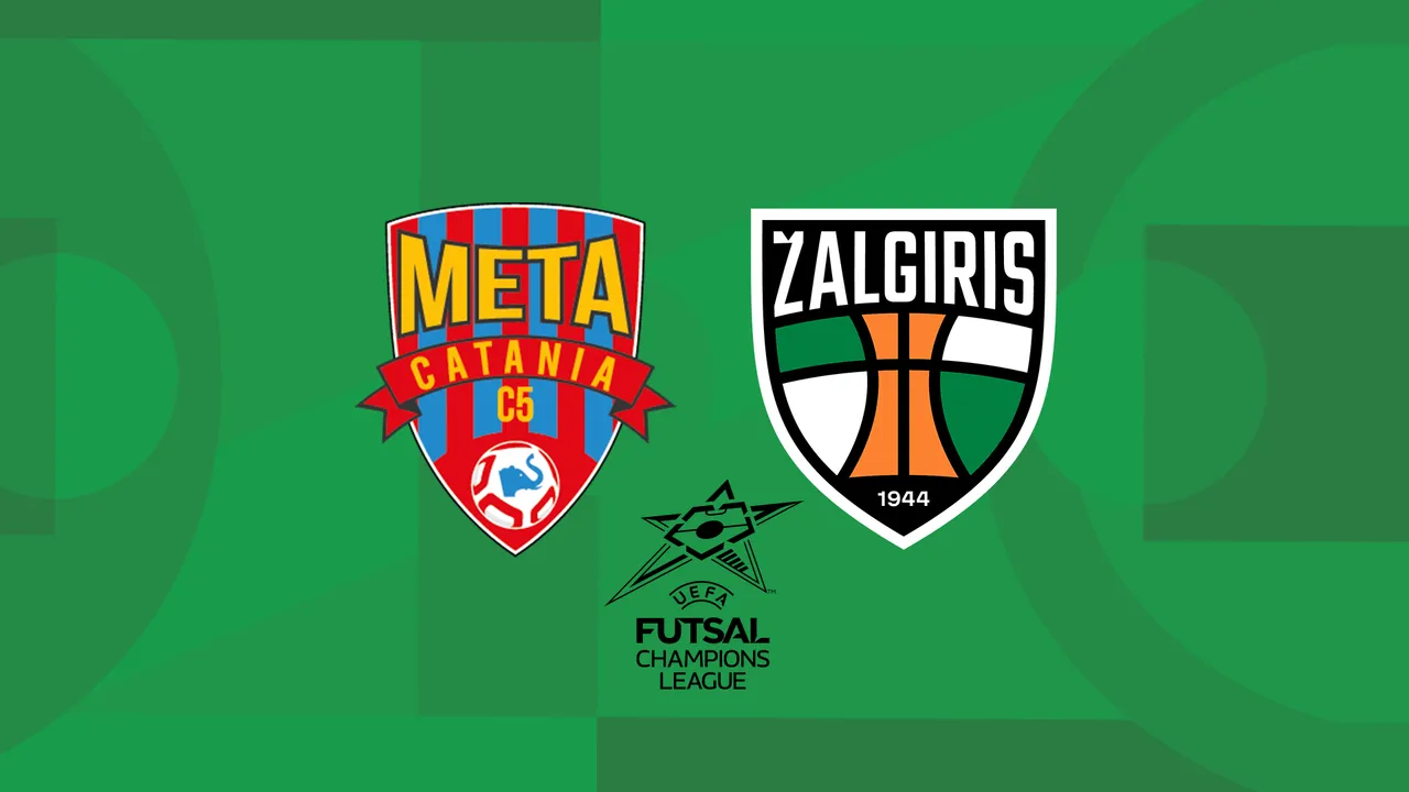 UEFA Futsal Čempionų lyga GYVAI: „Catania“ - „Kauno Žalgiris“