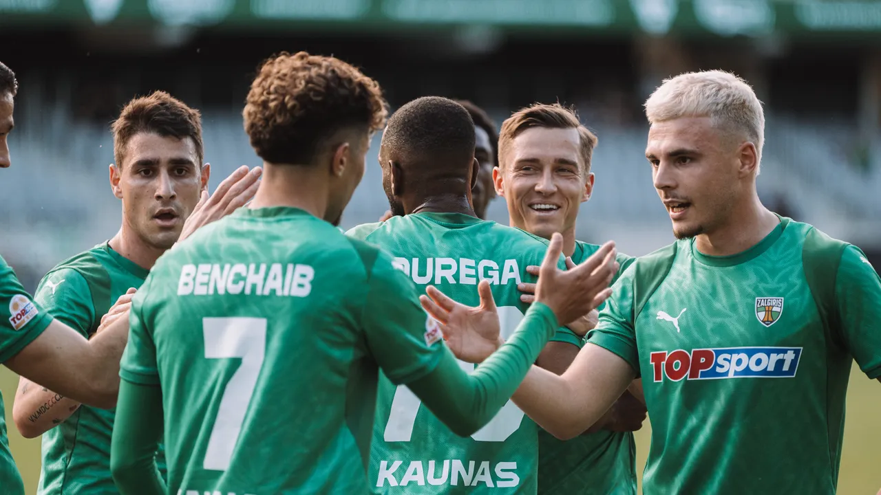 FK „Kauno Žalgiris“ Dariaus ir Girėno stadione sutriuškino „Dainavą“