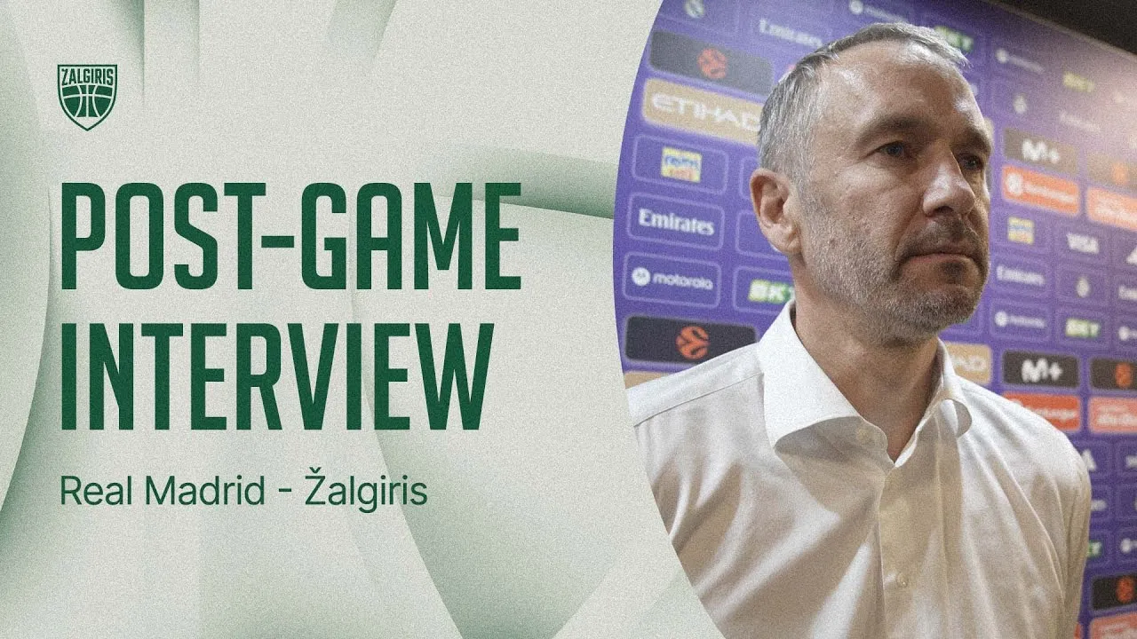 T.Masiulis po pralaimėjimo prieš „Real“: „Mūsų darbas yra žaisti, o ne reaguoti į švilpukus“